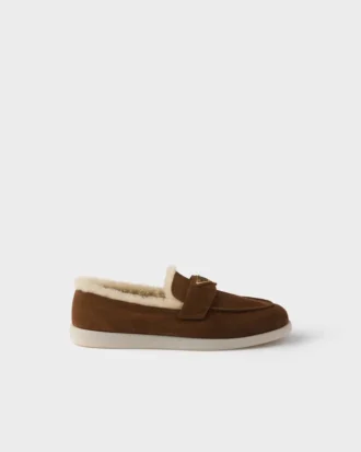 Mocasines de ante y borreguillo