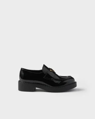 Mocasines de charol color Chocolate