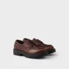 Mocasines de cuero con cordones Mocasines de cuero con cordones