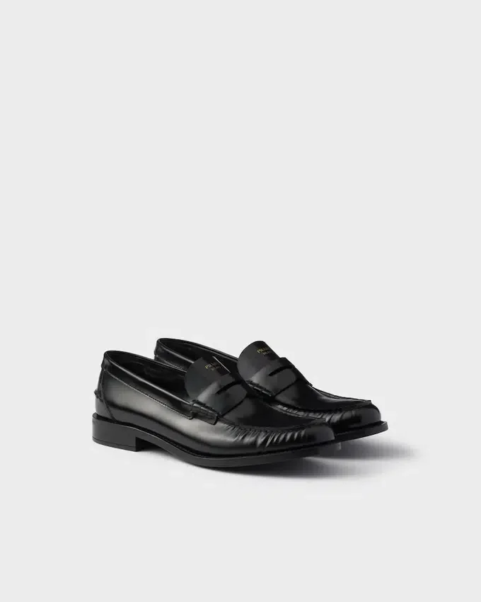 Mocasines de piel cepillada Mocasines de piel cepillada