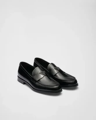 Mocasines de piel cepillada