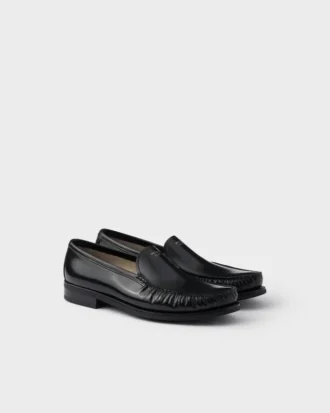 Mocasines de piel cepillada