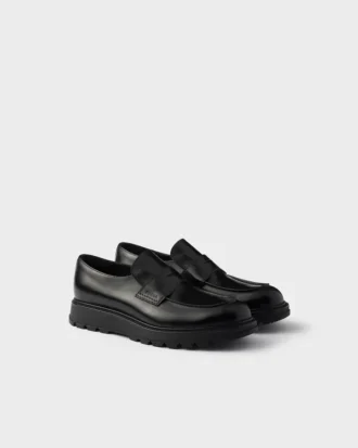 Mocasines de piel cepillada