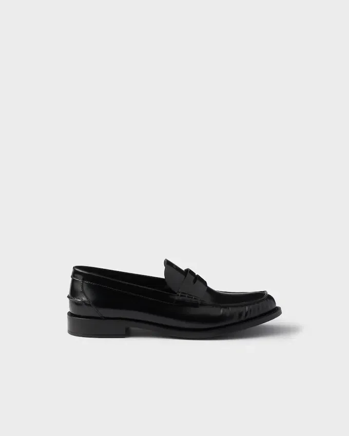 Mocasines de piel cepillada Mocasines de piel cepillada