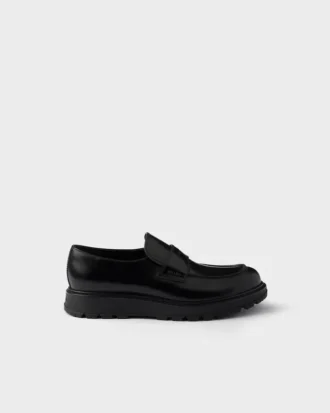 Mocasines de piel cepillada