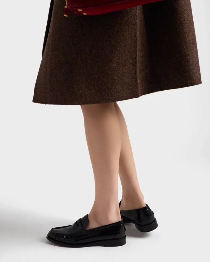 Mocasines de piel cepillada Mocasines de piel cepillada