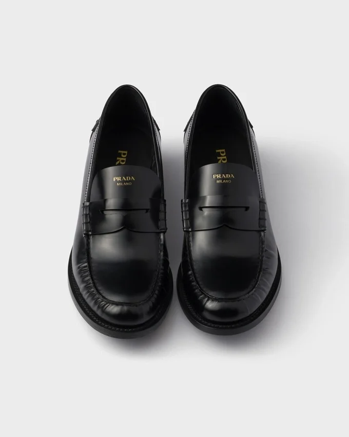 Mocasines de piel cepillada Mocasines de piel cepillada