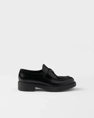 Mocasines de piel cepillada color Chocolate