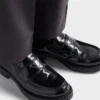 Mocasines de piel cepillada color Chocolate Mocasines de piel cepillada color Chocolate