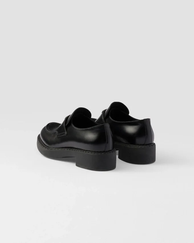 Mocasines de piel cepillada color Chocolate Mocasines de piel cepillada color Chocolate