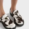 Mocasines de piel estampada color Chocolate Mocasines de piel estampada color Chocolate