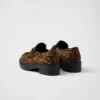 Mocasines de piel estampada color Chocolate Mocasines de piel estampada color Chocolate