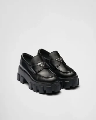 Mocasines Monolith de piel cepillada