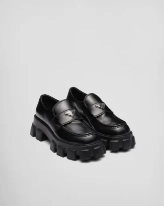 Mocasines Monolith de piel cepillada