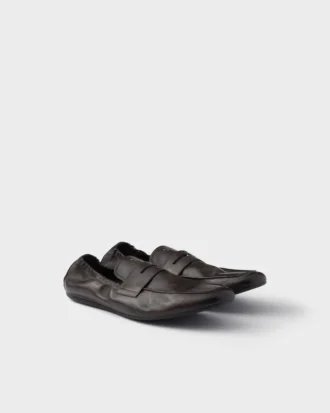 Mocasines Shuffle de piel envejecida