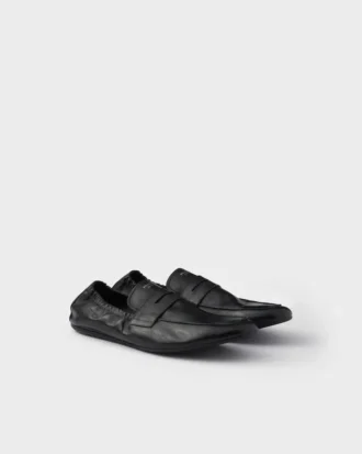 Mocasines Shuffle de piel envejecida