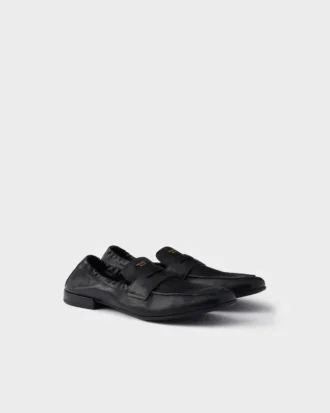 Mocasines Shuffle de piel envejecida