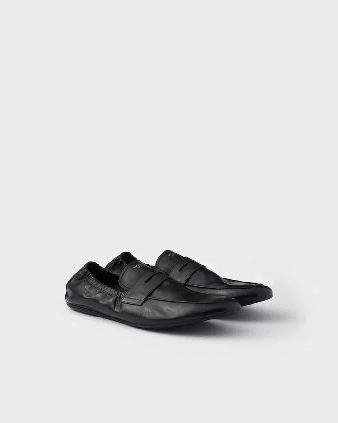 Mocasines Shuffle de piel envejecida Mocasines Shuffle de piel envejecida