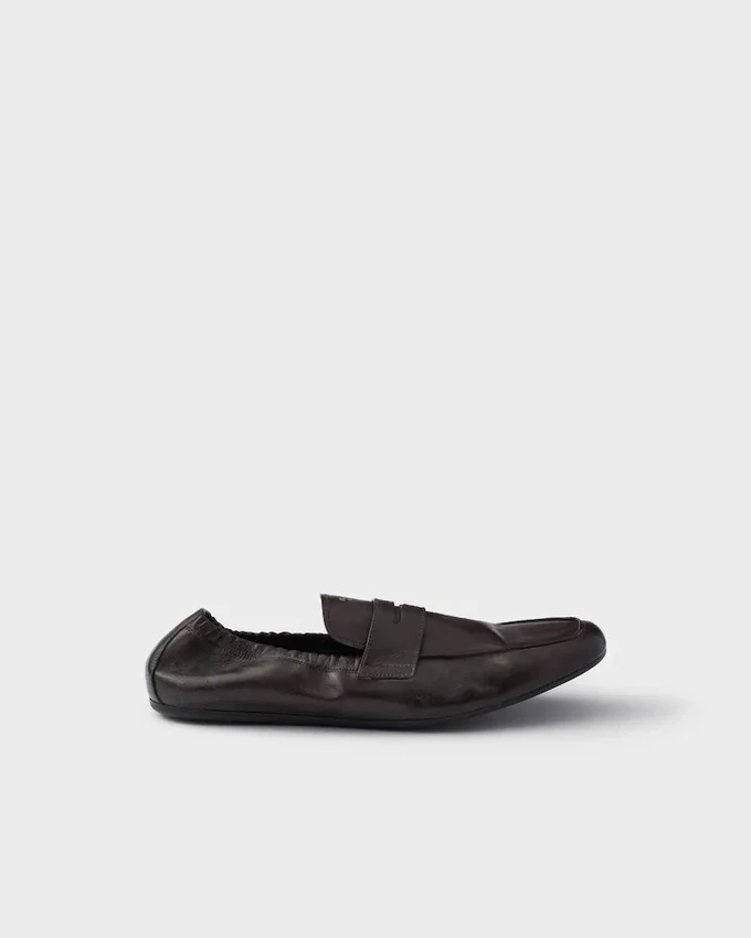Mocasines Shuffle de piel envejecida Mocasines Shuffle de piel envejecida