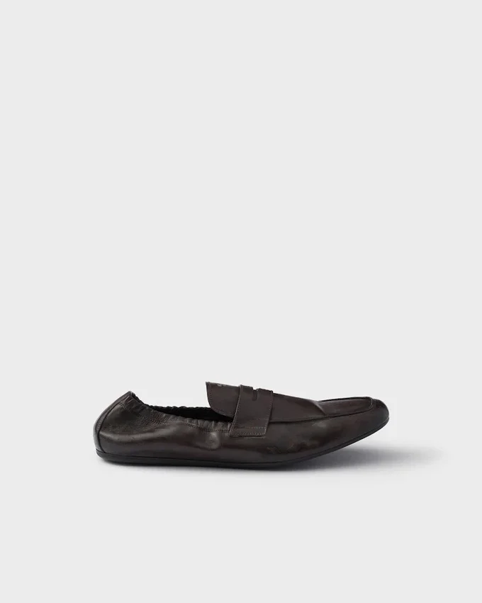 Mocasines Shuffle de piel envejecida Mocasines Shuffle de piel envejecida
