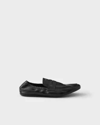 Mocasines Shuffle de piel envejecida