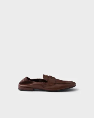 Mocasines Shuffle de piel envejecida