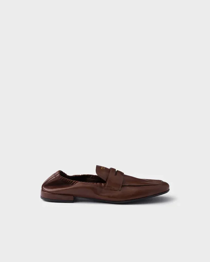 Mocasines Shuffle de piel envejecida Mocasines Shuffle de piel envejecida
