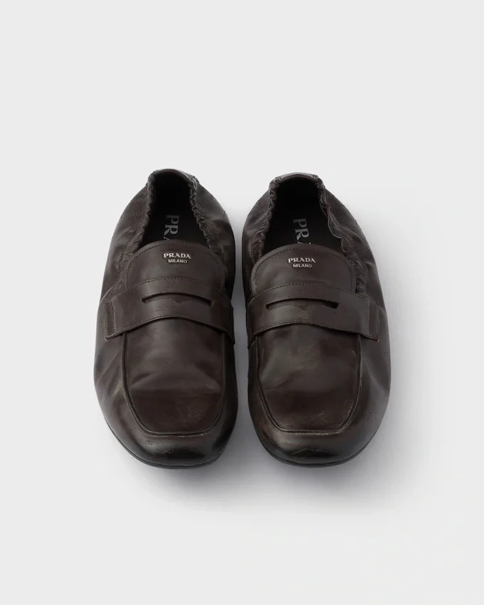 Mocasines Shuffle de piel envejecida Mocasines Shuffle de piel envejecida
