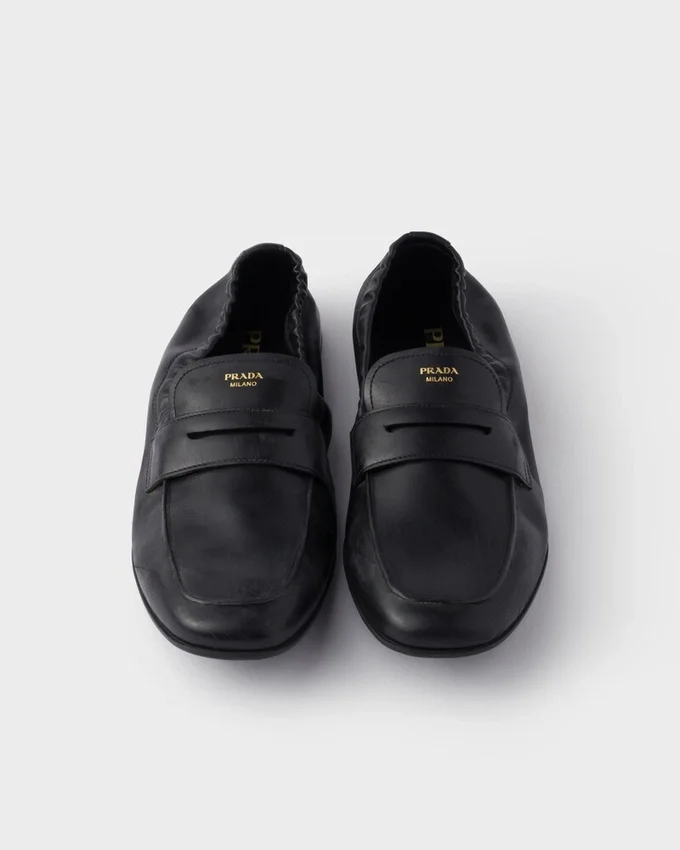 Mocasines Shuffle de piel envejecida Mocasines Shuffle de piel envejecida