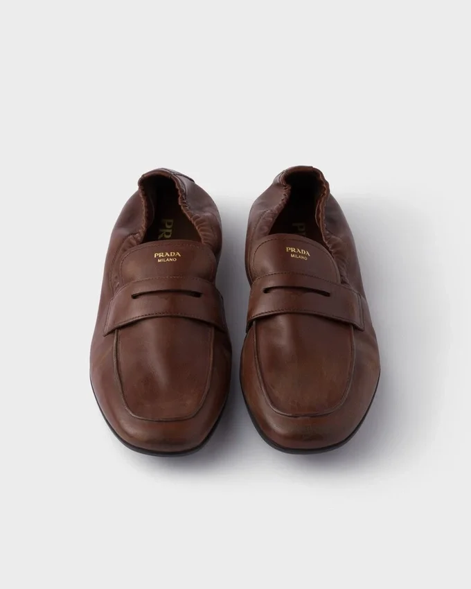 Mocasines Shuffle de piel envejecida Mocasines Shuffle de piel envejecida