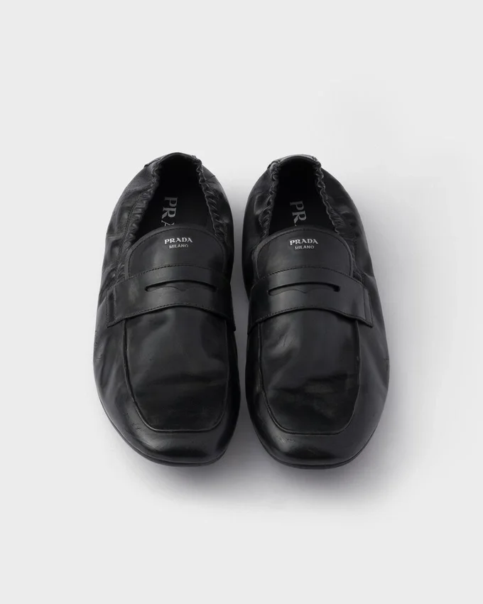 Mocasines Shuffle de piel envejecida Mocasines Shuffle de piel envejecida