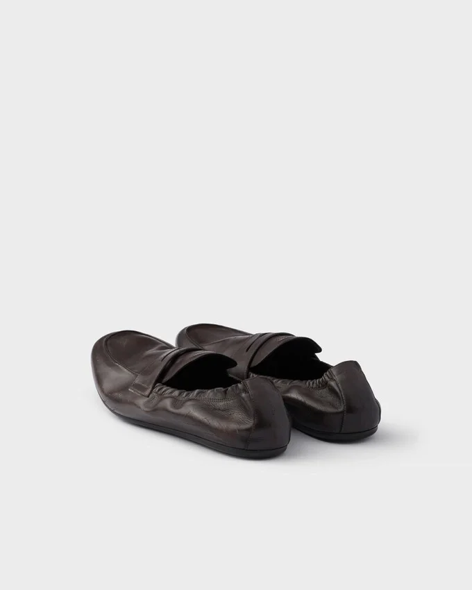 Mocasines Shuffle de piel envejecida Mocasines Shuffle de piel envejecida
