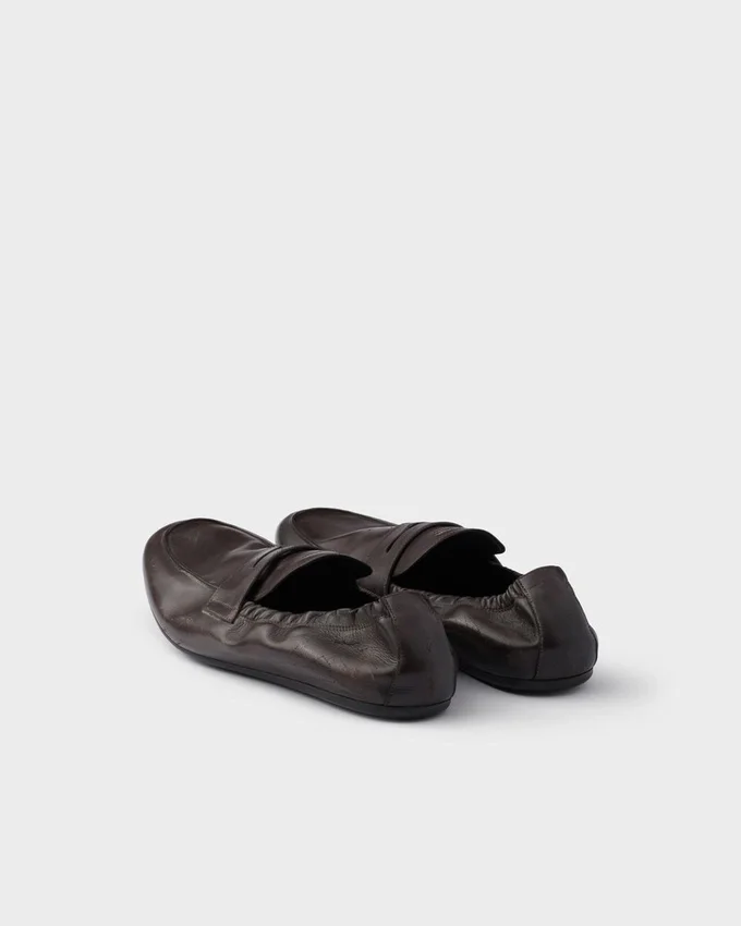 Mocasines Shuffle de piel envejecida Mocasines Shuffle de piel envejecida