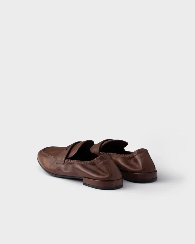 Mocasines Shuffle de piel envejecida Mocasines Shuffle de piel envejecida