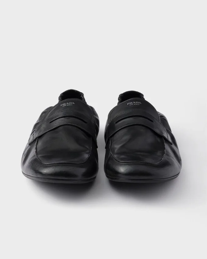 Mocasines Shuffle de piel envejecida Mocasines Shuffle de piel envejecida