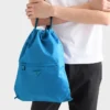 Mochila con cordón de Re-Nylon Mochila con cordón de Re-Nylon