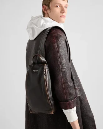 Mochila de piel napa