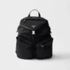 Mochila de Re-Nylon y piel Mochila de Re-Nylon y piel