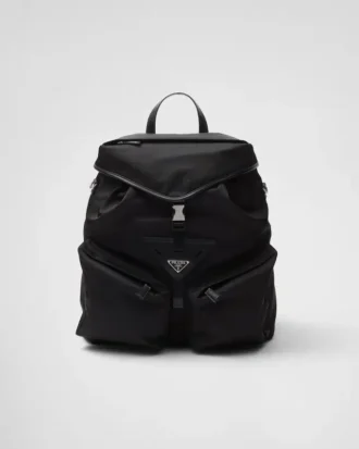 Mochila de Re-Nylon y piel