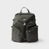 Mochila de Re-Nylon y piel Mochila de Re-Nylon y piel
