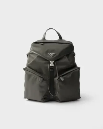 Mochila de Re-Nylon y piel
