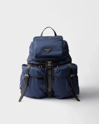 Mochila de Re-Nylon y piel
