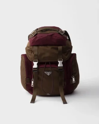 Mochila de Re-Nylon y piel