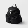 Mochila de Re-Nylon y piel Mochila de Re-Nylon y piel