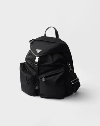 Mochila de Re-Nylon y piel