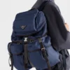 Mochila de Re-Nylon y piel Mochila de Re-Nylon y piel