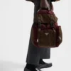 Mochila de Re-Nylon y piel Mochila de Re-Nylon y piel