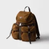 Mochila de Re-Nylon y piel Mochila de Re-Nylon y piel