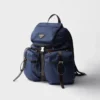 Mochila de Re-Nylon y piel Mochila de Re-Nylon y piel