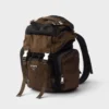 Mochila de Re-Nylon y piel Mochila de Re-Nylon y piel